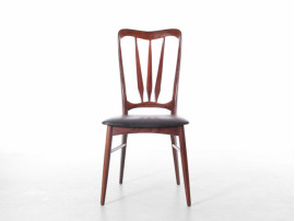 Mid-Century Modern Danish set of 4 chairs in Rio rosewood model Ingrid by Niels Koefoed