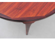 Mid-Century modern scandinavian oval dining table in Rio rosewood by Kofod Larsen