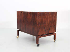 Mid-Century modern scandinavian Bar inRio  rosewood by Lief Alring. CF Christiansen