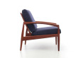 Mid-Century  modern scandinavian lounge chair in Rio rosewood model Paperknive by Kai Kristiansen