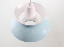 Mid-Century modern scandinavian pendant lamp Doo-Wop light blue  by Louis Poulsen