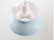 Mid-Century modern scandinavian pendant lamp Doo-Wop light blue  by Louis Poulsen