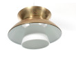 Mid-Century modern scandinavian pendant lamp Doo-Wop light brass by Louis Poulsen. Edition 2013