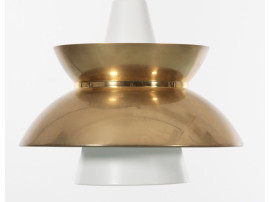 Mid-Century modern scandinavian pendant lamp Doo-Wop light brass by Louis Poulsen. Edition 2013