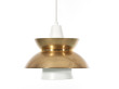 Mid-Century modern scandinavian pendant lamp Doo-Wop light brass by Louis Poulsen. Edition 2013