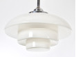 Mid-Century modern scandinavian pendant lamp in glass