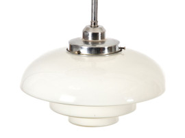 Mid-Century modern scandinavian pendant lamp in glass