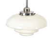 Mid-Century modern scandinavian pendant lamp in glass