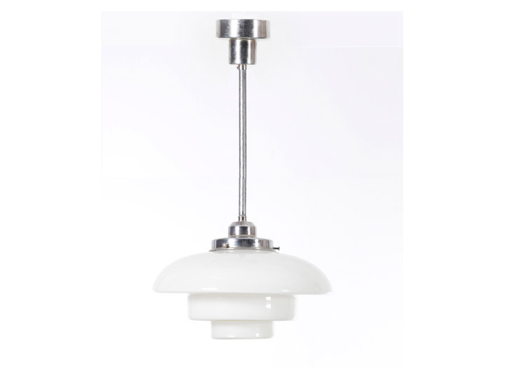 Mid-Century modern scandinavian pendant lamp in glass | Galerie Møbler