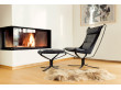 Fauteuil scandinave  Falcon phoenix, dossier haut de Sigurd Resell. Nouvelle édition.