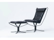 Mid modern century Falcon phoenix  loungechair, hight back by Sigurd Resell. New edition.