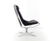 Mid modern century Falcon phoenix  loungechair, hight back by Sigurd Resell. New edition.