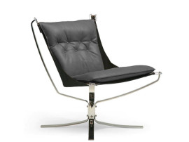 Mid modern century Falcon First  lounge chair, Low back by Sigurd Resell. New edition.