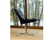 Fauteuil scandinave  Falcon Phoenix, dossier bas de Sigurd Resell. Nouvelle édition.