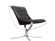 Fauteuil scandinave  Falcon Phoenix, dossier bas de Sigurd Resell. Nouvelle édition.