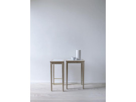 Table d'appoint scandinave No 1 marbre blanc édition neuve