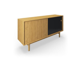 Mid-century modern scandinavian sidebord No 11 oak / wooden legs