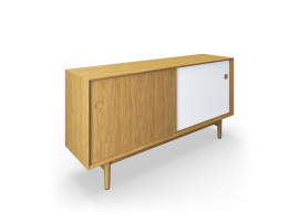 Mid-century modern scandinavian sidebord No 11 oak / wooden legs