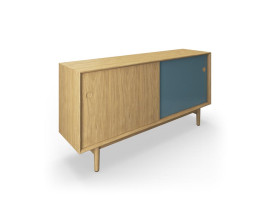 Buffet scandinave No 11 chêne / pieds en bois édition neuve