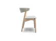 Mid-century modern scandinavian dining chair (upholstered backrest) No 7