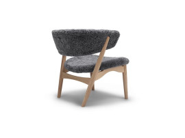 Mid-century modern scandinavian lounge chair (sheepskin) No 7