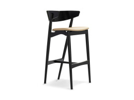 Tabouret scandinave No 7 (dossier en bois ) édition neuve