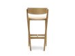 Tabouret scandinave No 7 (dossier en bois ) édition neuve