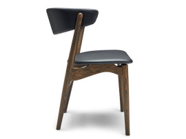 Mid-century modern scandinavian dining chair (upholstered backrest) No 7