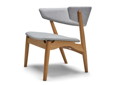 Fauteuil scandinave No 7 (dossier tapissé) édition neuve