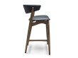 Mid-century modern scandinavian bar stool (upholstered seat and back ) No 7