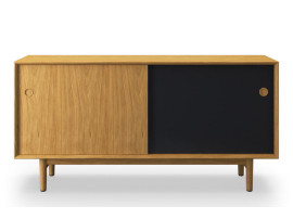 Mid-century modern scandinavian sidebord No 11 oak / wooden legs