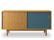 Mid-century modern scandinavian sidebord No 11 oak / wooden legs