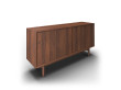 Mid-century modern scandinavian sidebord No 11 walnut / wooden legs