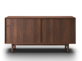 Buffet scandinave No 11 noyer / pieds en bois édition neuve