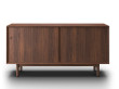 Mid-century modern scandinavian sidebord No 11 walnut / wooden legs