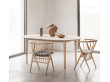 Scandinavian dining table No 3 extensions available (oak)