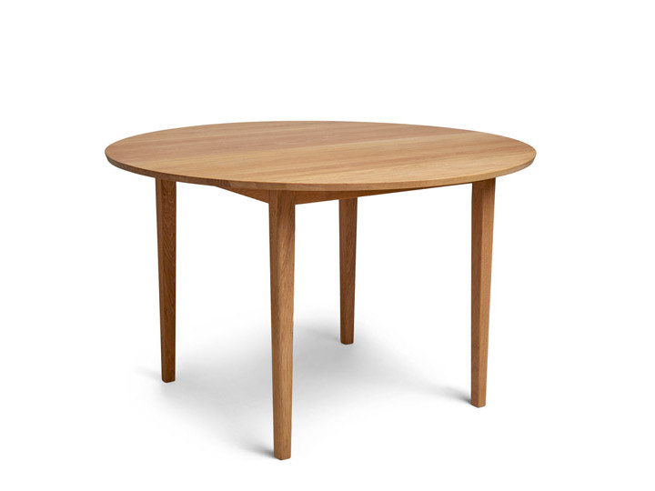 Table de repas scandinave No 3 plateau fixe en chêne