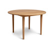 Scandinavian dining table No 3 solid tabletop (oak)