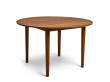 Scandinavian dining table No 3 solid tabletop (noyer)