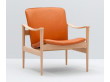 Mid-Century  modern scandinavian 711 loungechair by Fredrik Kayser. New edition