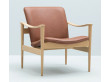 Mid-Century  modern scandinavian 711 loungechair by Fredrik Kayser. New edition