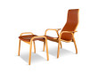 Lamino easy chair, with fabric or leather FREE OTTOMAN. New edition