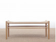 Banc scandinave modèle J83B. Naturel. Nouvelle Edition.