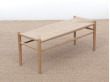 Banc scandinave modèle J83B. Naturel. Nouvelle Edition.