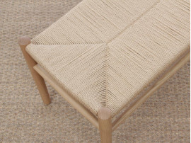 Banc scandinave modèle J83B. Naturel. Nouvelle Edition.