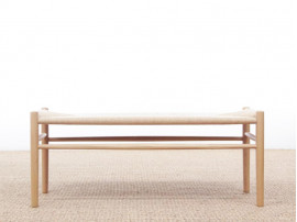 Banc scandinave modèle J83B. Naturel. Nouvelle Edition.