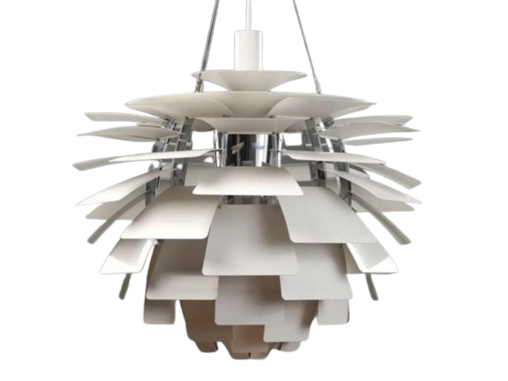 Mid-Century  modern scandinavian pendant lamp PH Artichoke by Poul Henningsen. Ø 84 cm. Edition from the 70's