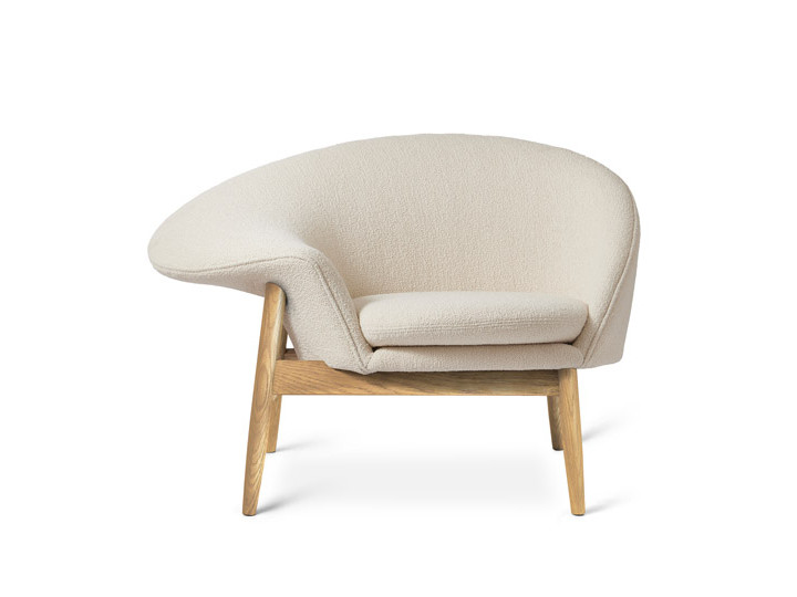 Fauteuil scandinave Fried egg gauche nouvelle édition