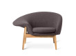 Fauteuil scandinave Fried egg gauche nouvelle édition