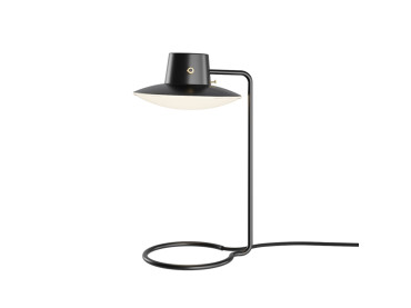 AJ OXFORD H 41 table lamp with black metal shade
